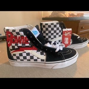 *SOLD*    David Bowie Sk8-Hi Vans - Limited Edition